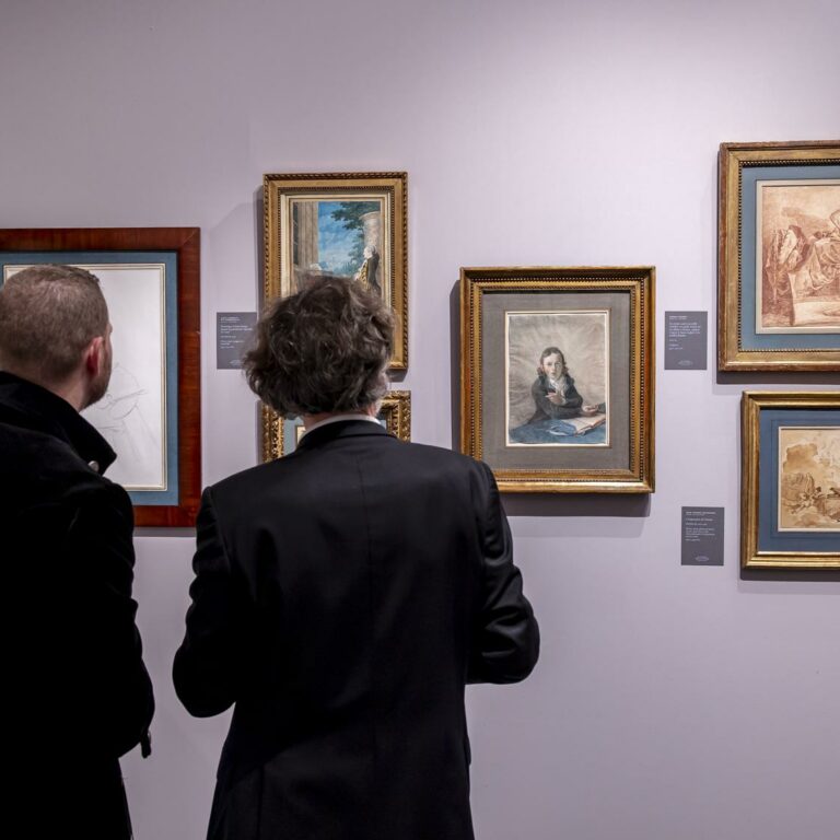 Le stand de la Fondation Tavolozza au Salon du dessin 2024