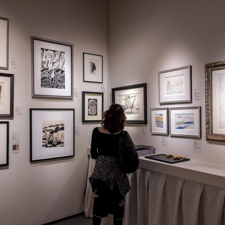 Salon du dessin 2024 : vue de stand