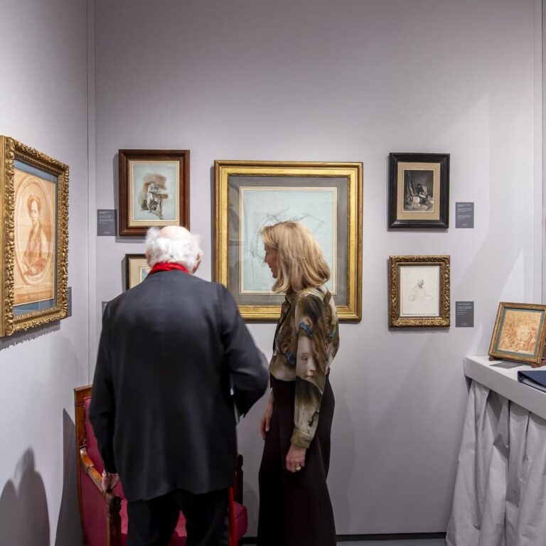Le stand de la Fondation Tavolozza au Salon du dessin 2024