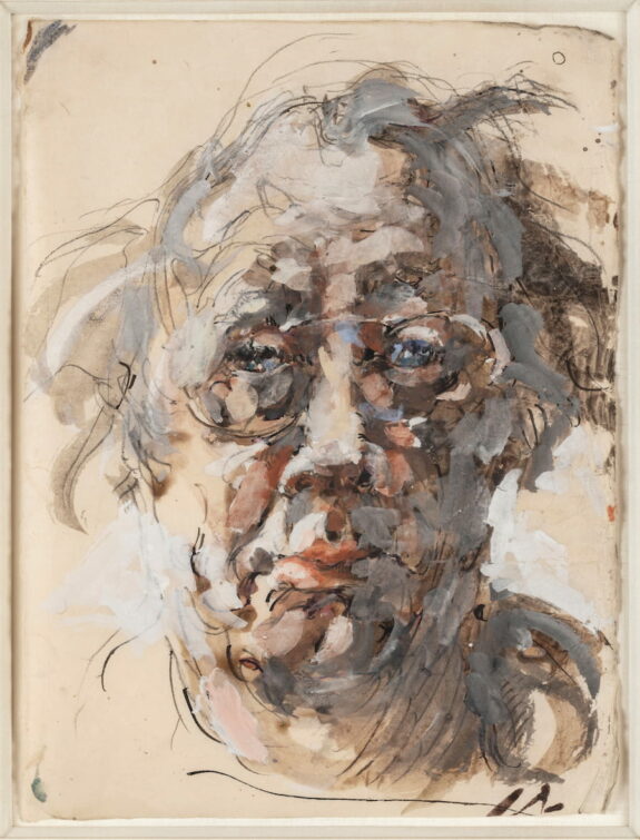 Galerie Dina Vierny, Horst JANSSEN, Autoportrait, 1989