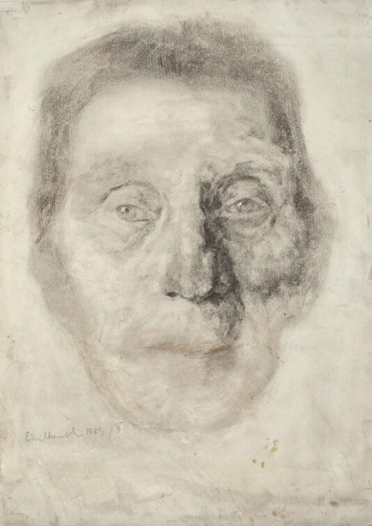 Ambroise Duchemin, Edvard Munch, Tête de vieille femme, 1883