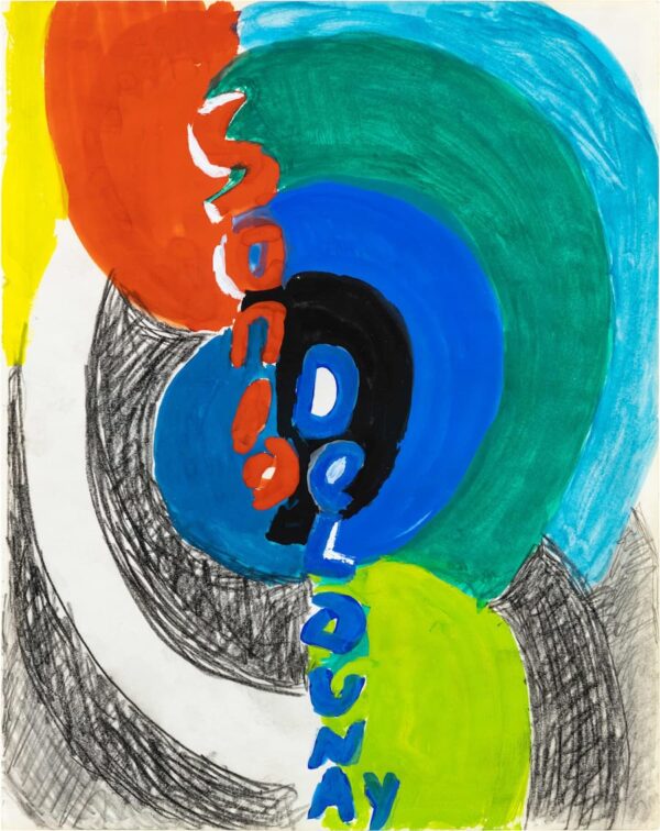 Sonia DELAUNAY, Rythme Couleur, Gouache et graphite sur papier